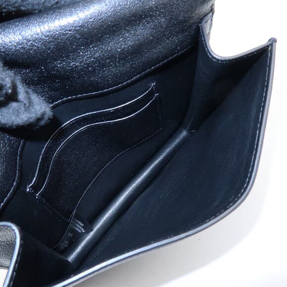 Saint Laurent Cassandra Calfhair Double Flap Bag - Picture 9 of 16